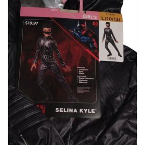 DC The Batman Selina Kyle 3 Piece Girls Costume Size Large 10 12 Rubies Netflix